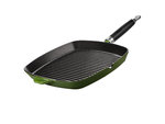 8934457_Bistro grill pan 27x27cm green shiny enamel.jpg 8934457_Bistro grill pan 27x27cm green shiny enamel.jpg
