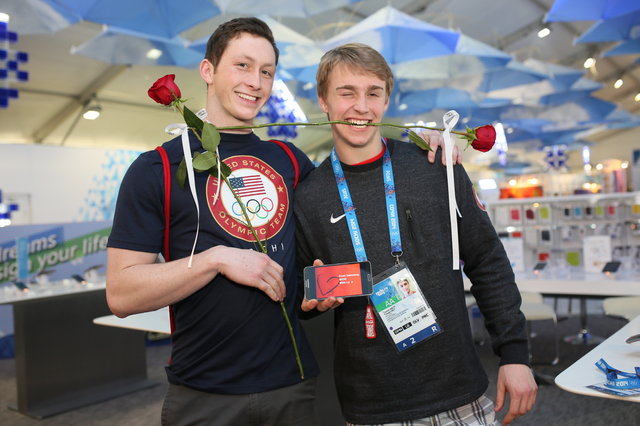Walentynki wśród sportowców w Soczi!