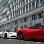Kawalkada Ferrari Costa Baltica na dziedzińcu CBF „Nowy Świat”!
