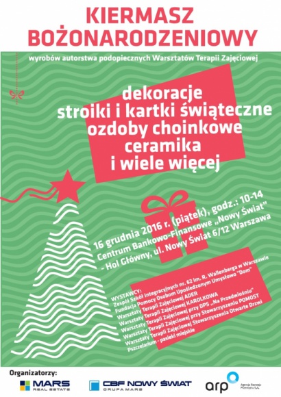 Kiermasz świąteczny w CBF „Nowy Świat”!