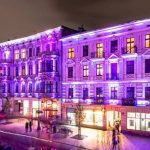 Przedpremierowy pokaz świetlny na Piotrkowskiej