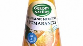 Naturalnie mętny sok Ogrody Natury z pomarańczy