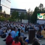 Kino letnie na Placu Europejskim