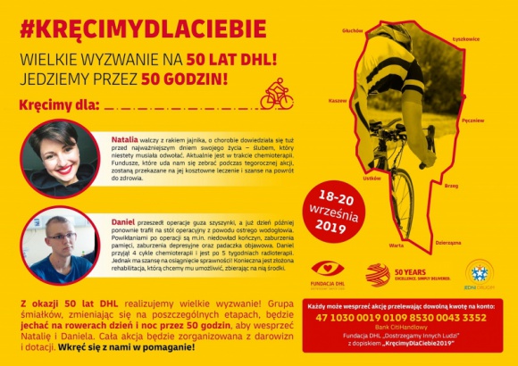 Pracownicy DHL przesiadają się na rowery. Dołącz do charytatywnej akcji