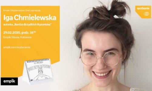 Iga Chimelewska (Bardzo Brzydkie Rysunki) w Empiku Silesia